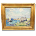 Charles Henry Ebert (American, 1873-1959) Harbor Scene (Lot 118, Estimate: $100-150)