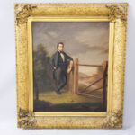 Nahum Ball Onthank (Massachusetts, 1823-1888) Portrait of James Monroe Scofield (Lot 1404, Estimate: $600-800)