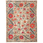 Suzani Embroidery, Central Asia, c. 1850 (Estimate: $2,000-2,500)