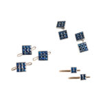 Art Deco Platinum and Sapphire Dress Set, Cartier (Lot 29, Estimate: $8,000-10,000)