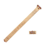 14kt Gold, Ruby, and Diamond Buckle Bracelet and Ring (Lot 1082, Estimate: $800-1,200)