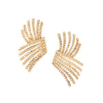 18kt Gold V-Rope Earrings, Schlumberger, Tiffany & Co. (Lot 1129, Estimate: $1,000-1,500)