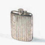 Silver and Yellow/Rose Gold Flask with CBS Provenance (Estimate: $200-400)