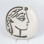 Pablo Picasso (Spanish, 1881-1975) "Profil de Jacqueline (Lot 332, Estimate: $5,000-7,000)