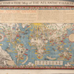 The "Time & Tide" Map of the Atlantic Charter. Gill, MacDonald (1884-1947) (Lot 1482, Estimate: $3,500-4,500)