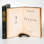 Leaves of Grass, Whitman, Walt (1819-1892) (Lot 1351, Estimate: $20,000-30,000)