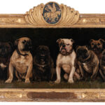 Alexander Pope (American, 1849-1924), Charles Prendergast (American, 1863-1948), Maurice Brazil Prendergast (American, 1858-1924), Blue Ribbon Winners at Lawson Kennels (Estimate: $15,000-35,000)