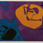 Patrick Heron (British, 1920-1999) Night Violet, 1980 (Lot 74, Estimate: $1,000-1,500)