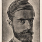 M.C. (Maurits Cornelis) Escher (Dutch, 1898-1972) Self Portrait, 1929 (Lot 10, Estimate: $600-800)