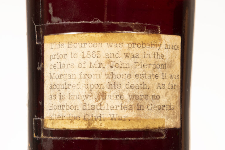 Old Ingledew Whiskey Currently Believed to Be the Oldest