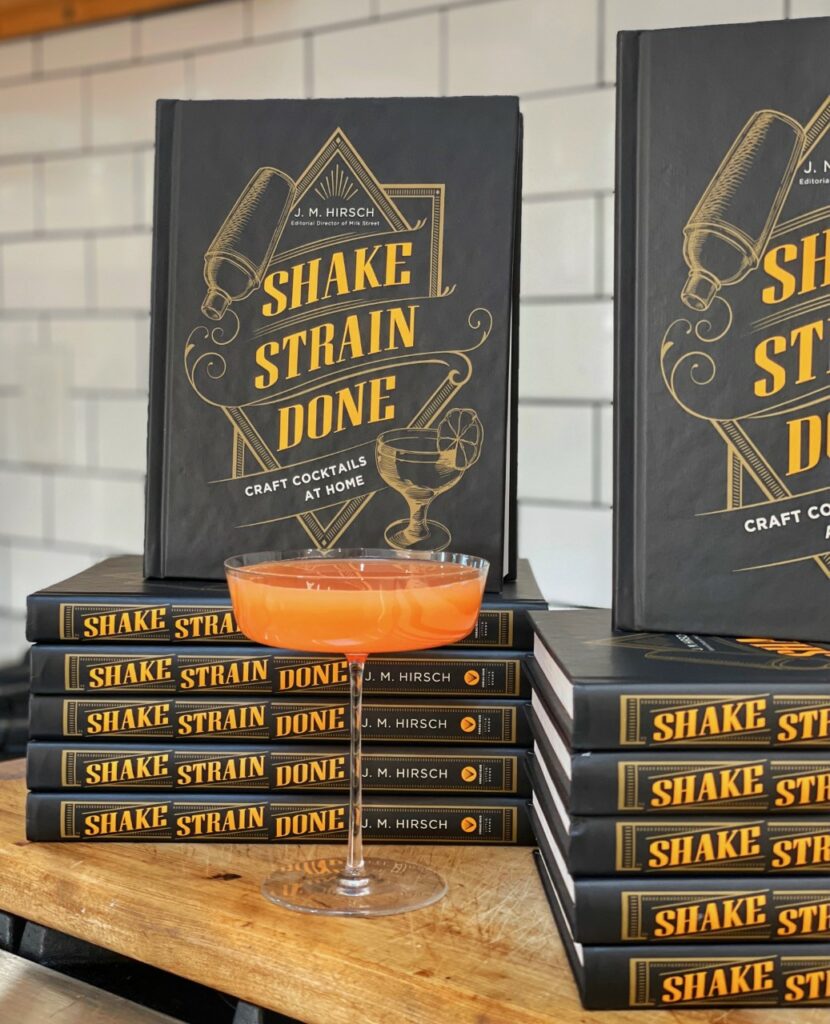 Picture of the book "Shake Strain Done: Craft Cocktails at Home"