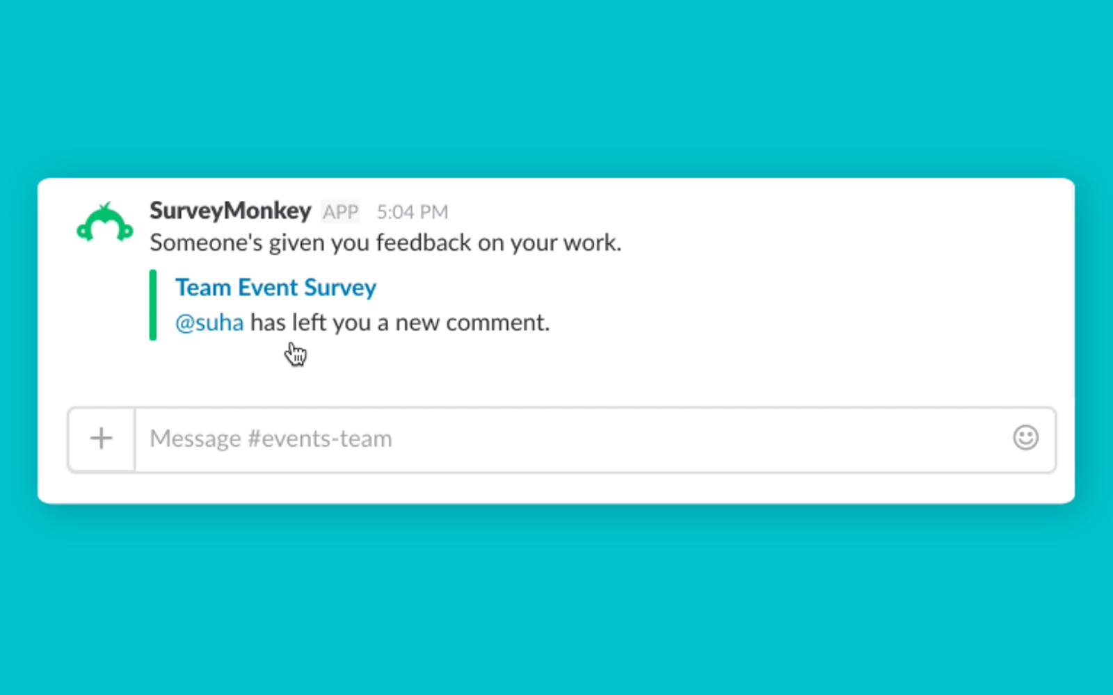 surveymonkey slack app directory