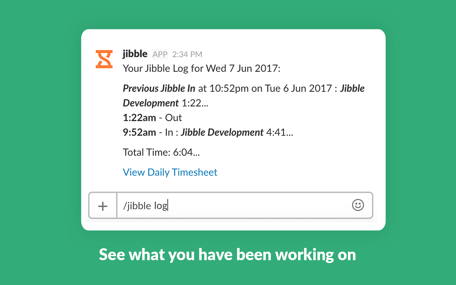daily activity log app