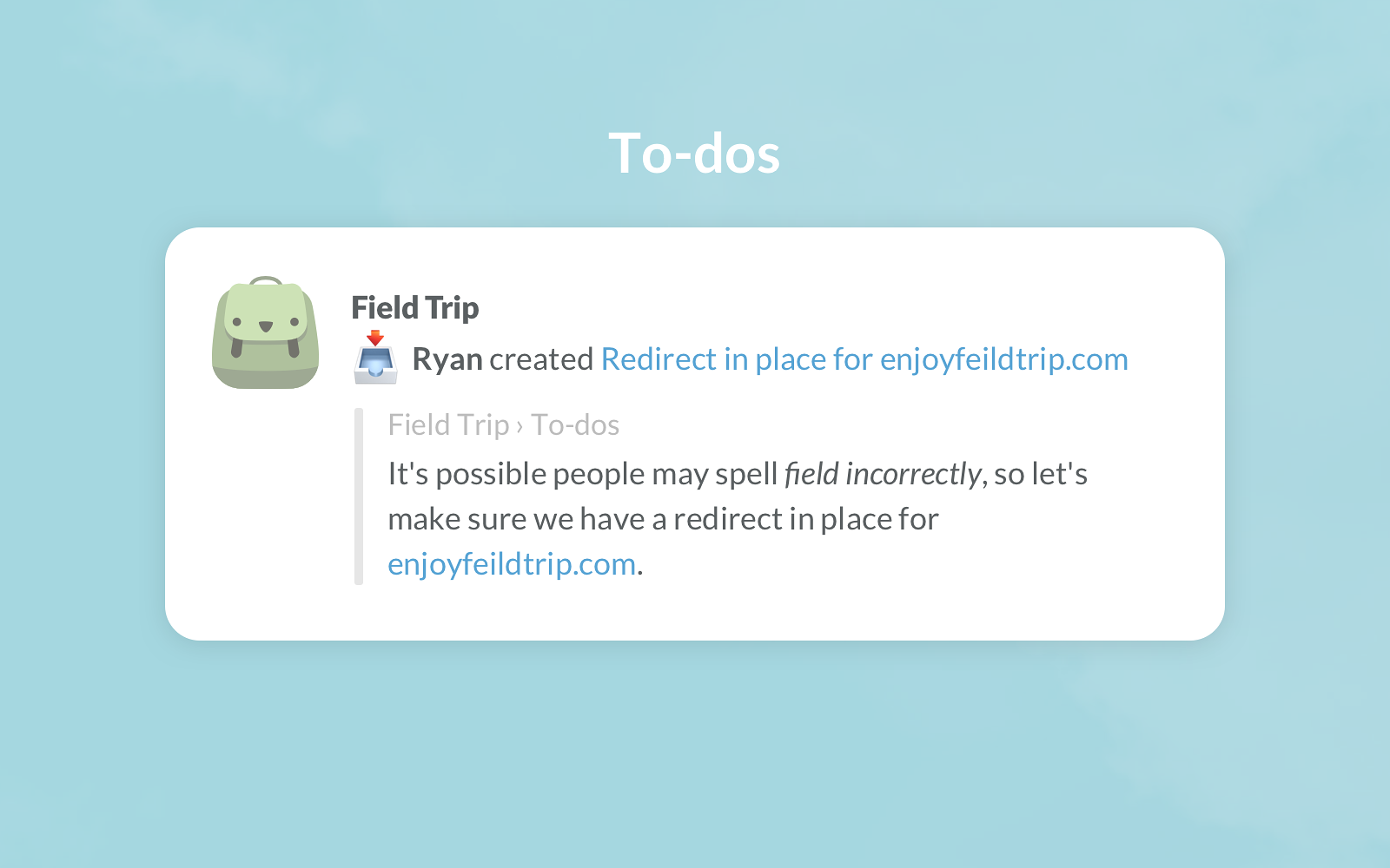 Field Trip Slack App Directory