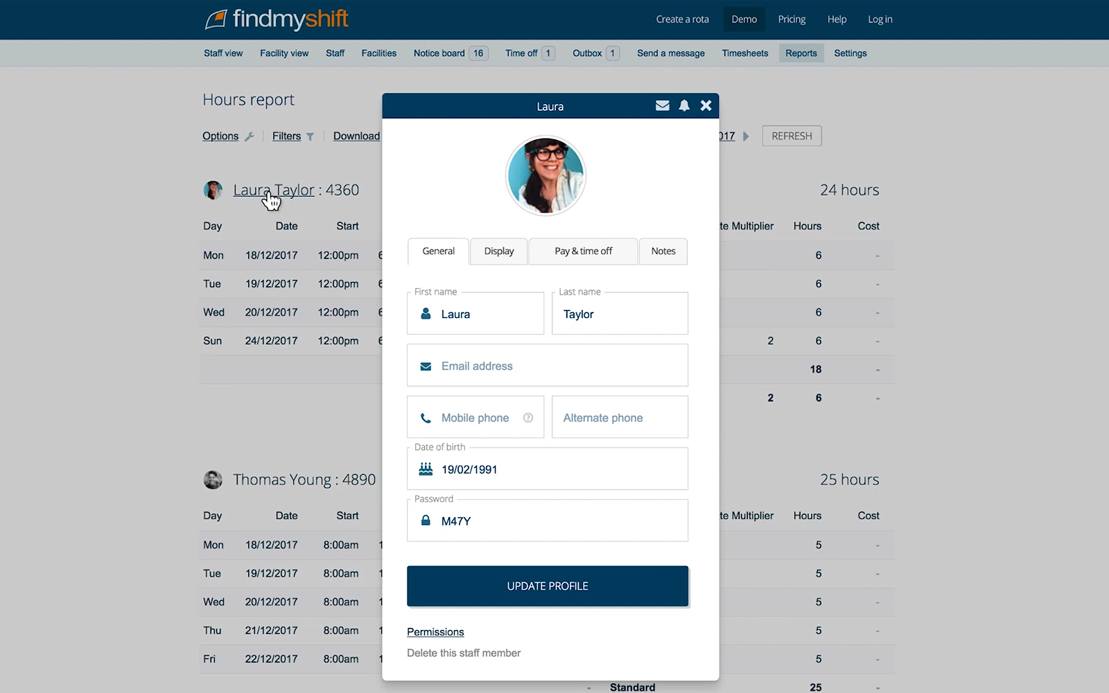 Findmyshift Slack App Directory