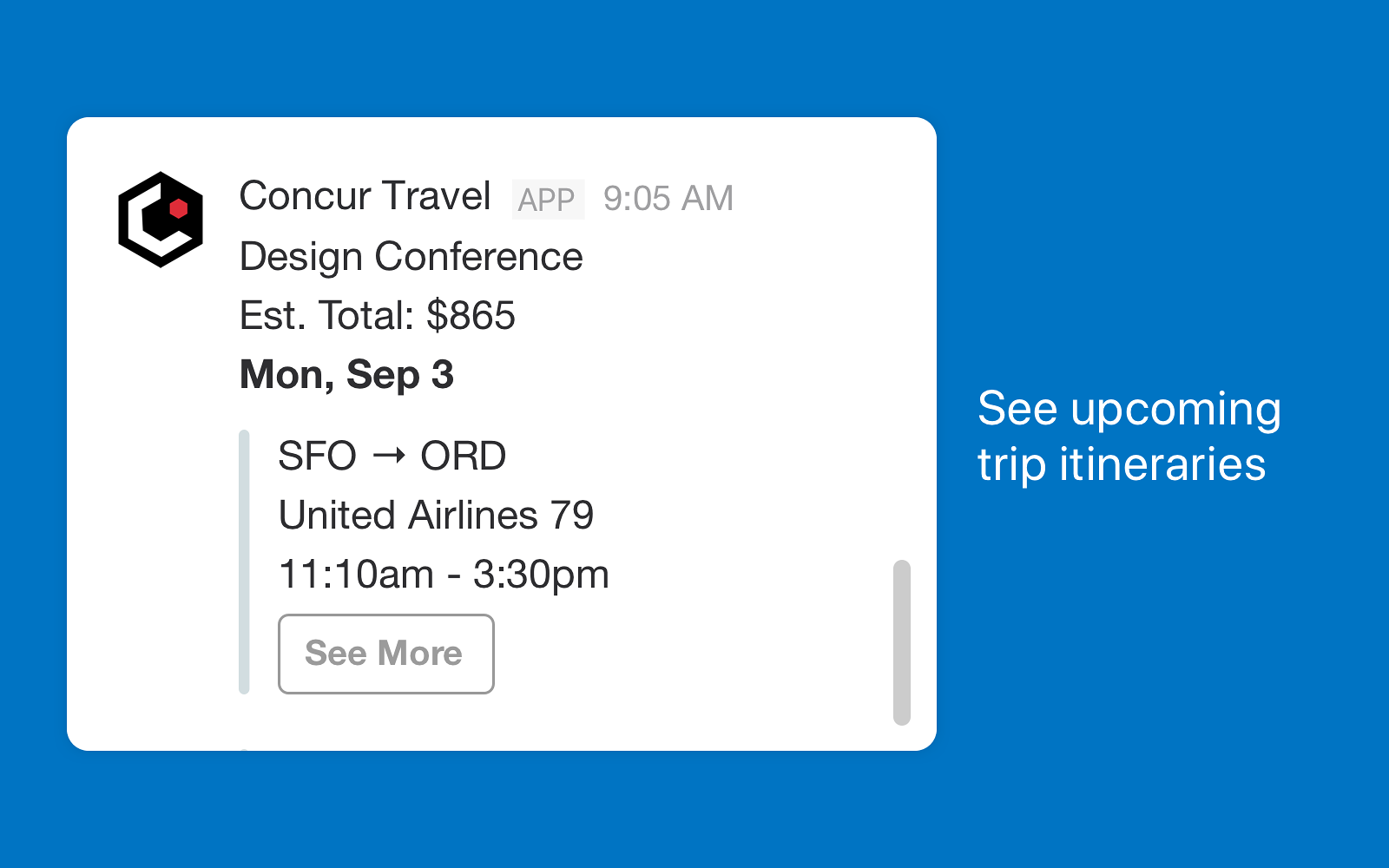 concur travel beta slack app directory comcur