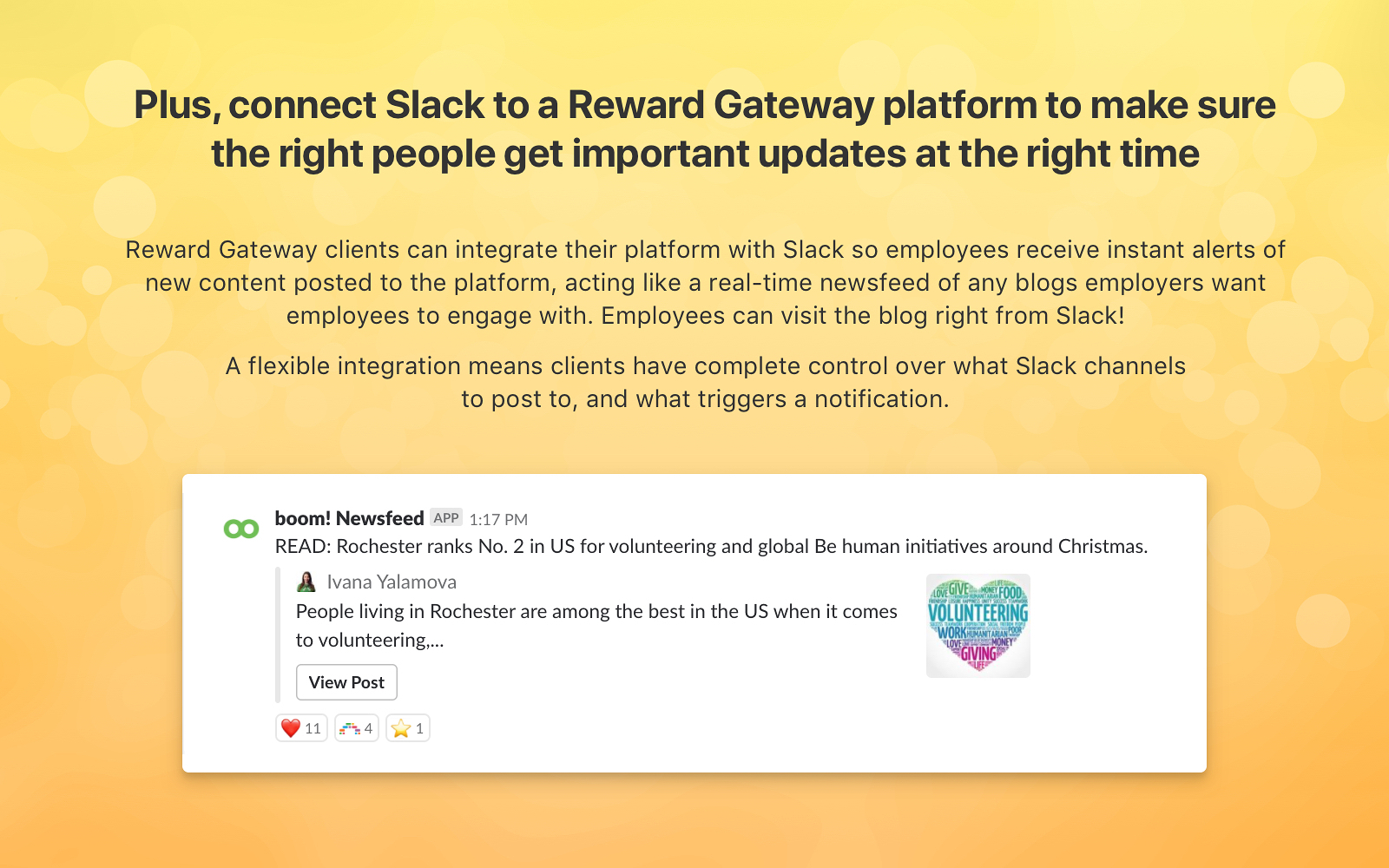 Reward Gateway Slack App Directory