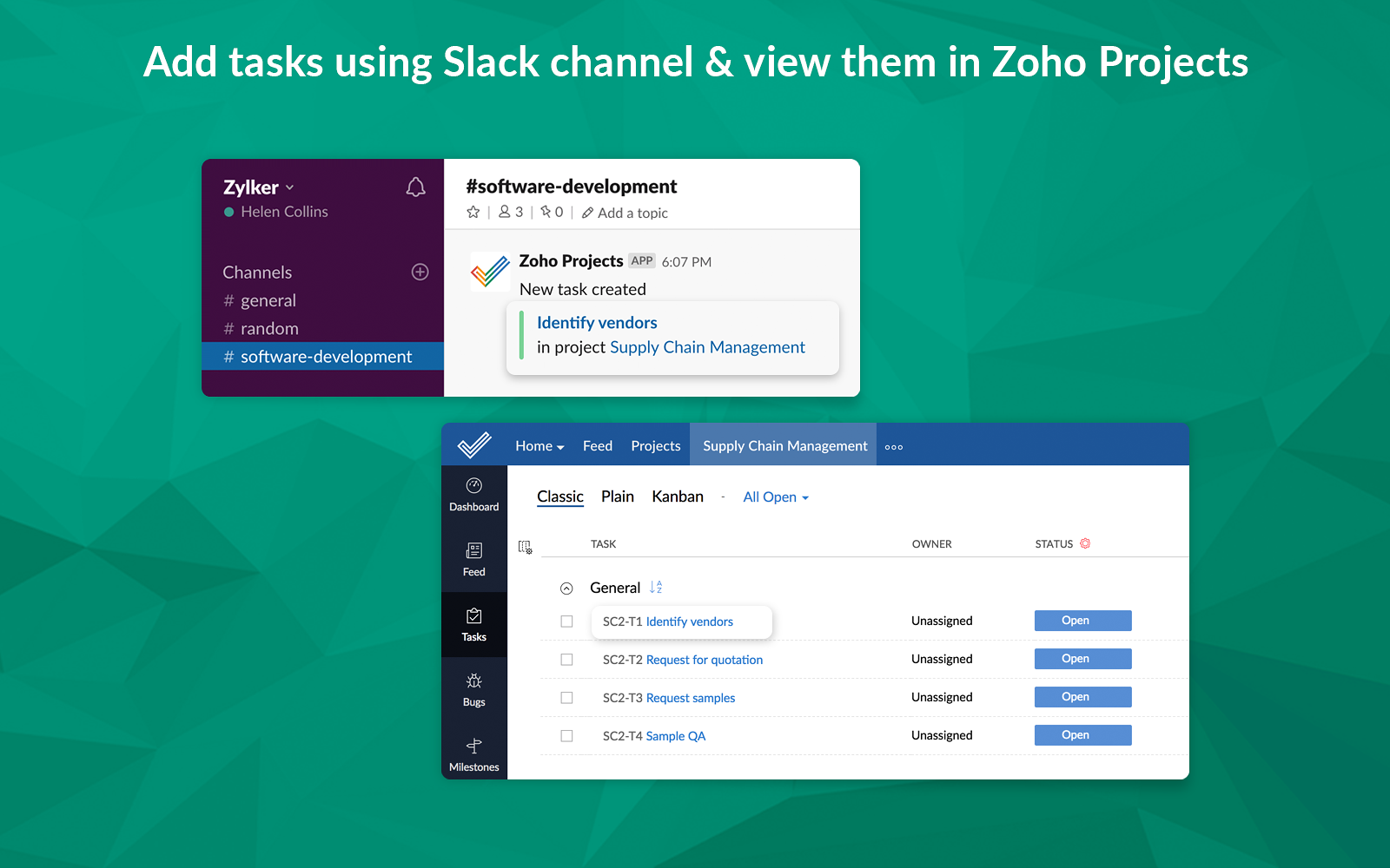 Zoho Projects | Slack App Directory