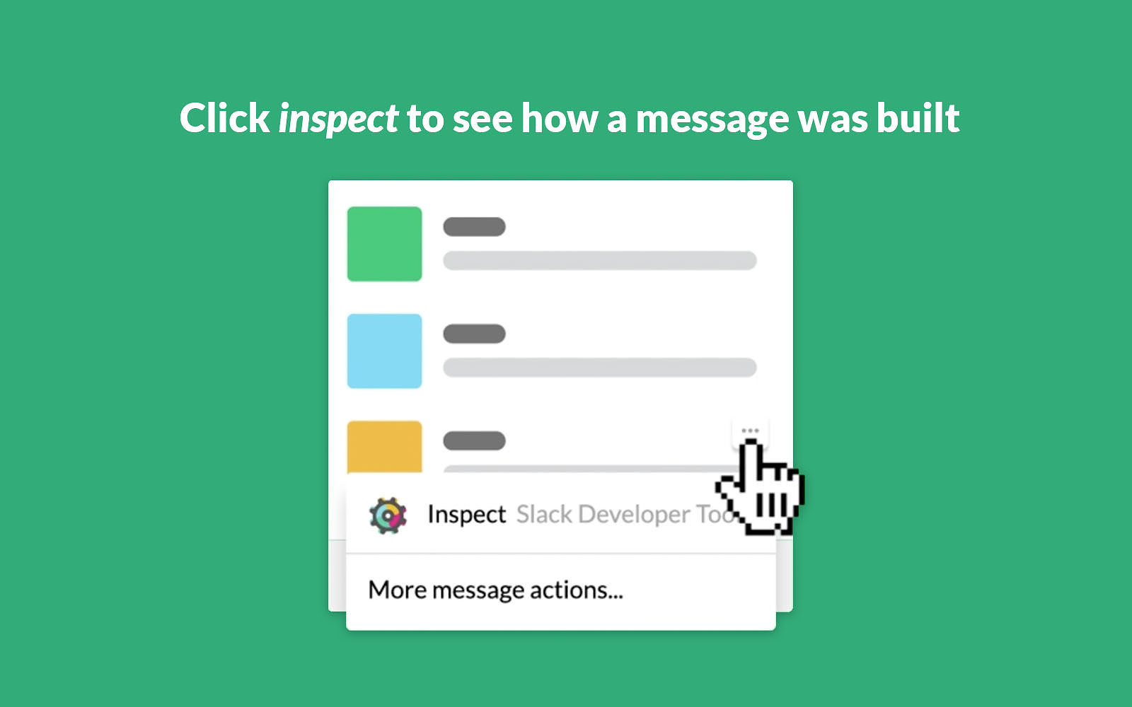 Slack api example