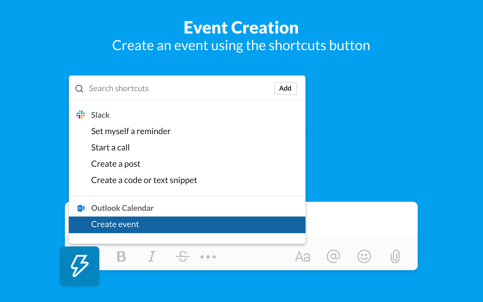 Outlook Calendar Slack App Directory