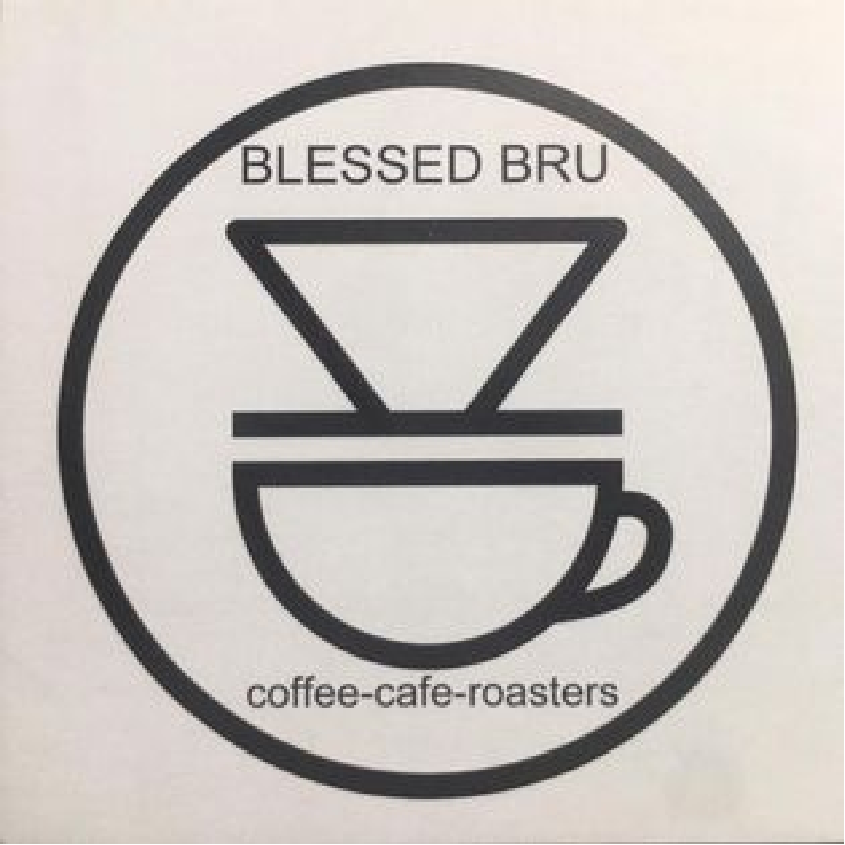 Blessed Bru Coffee Cafe Logo