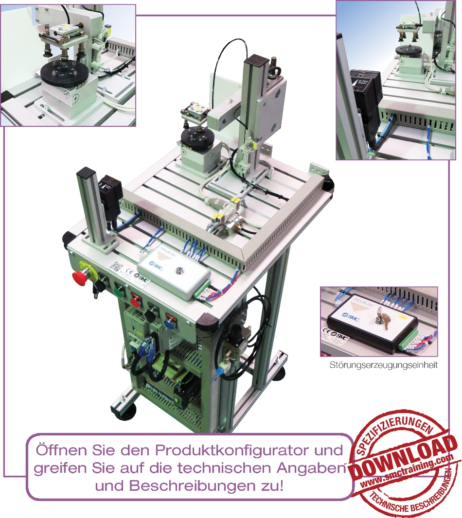 FAS-214 - Arbeitsstation f&uuml;r Bef&ouml;rderung und visuelle Inspektion