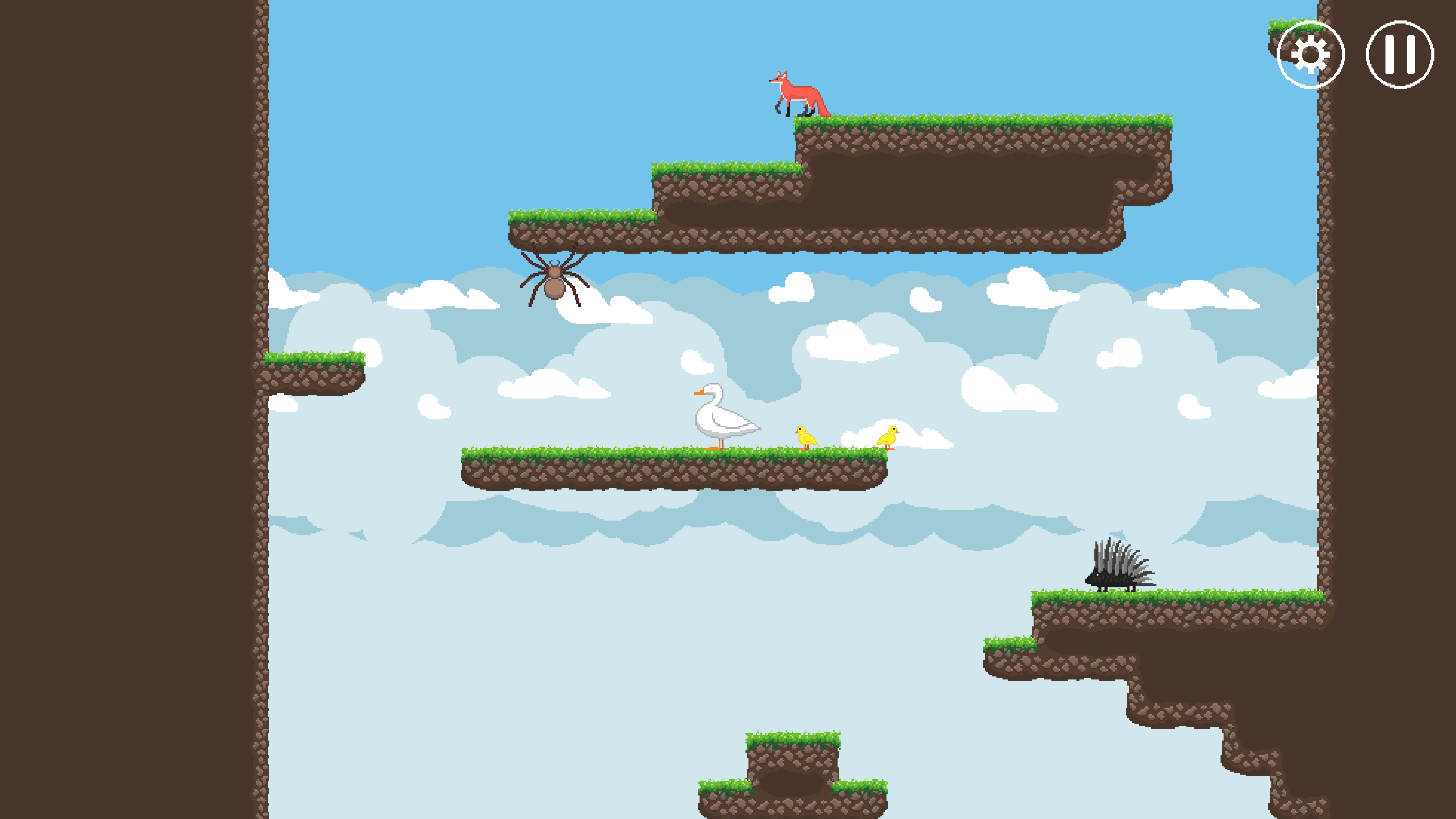 A screenshot from Momma Duck.
