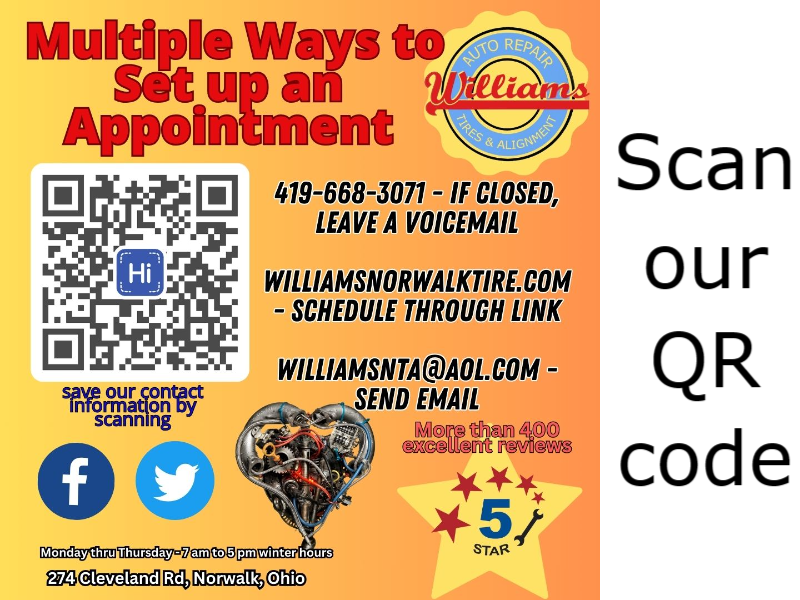 Williams Norwalk Tire & Alignment logo