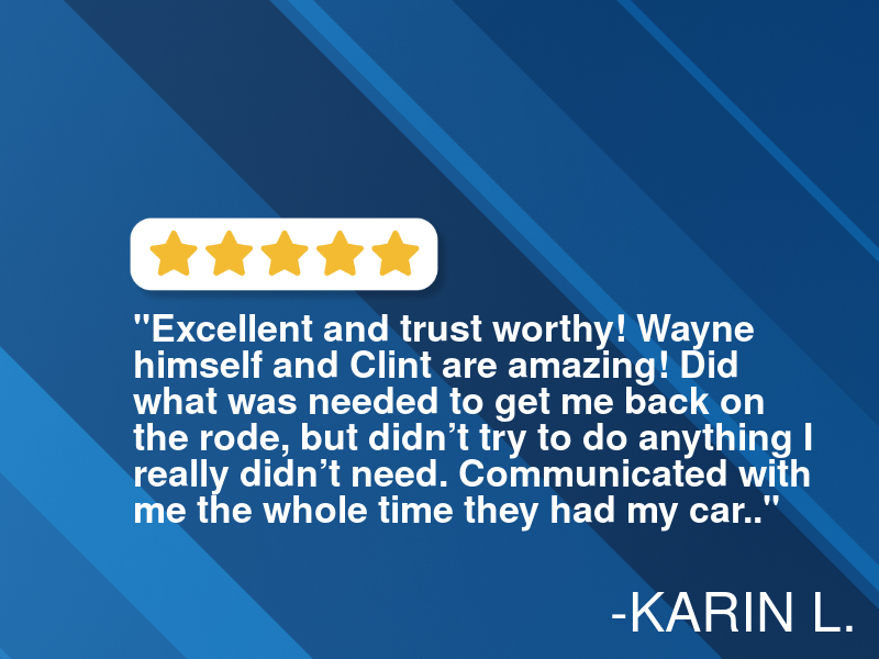 Wayne's Car Care & Transmission logo