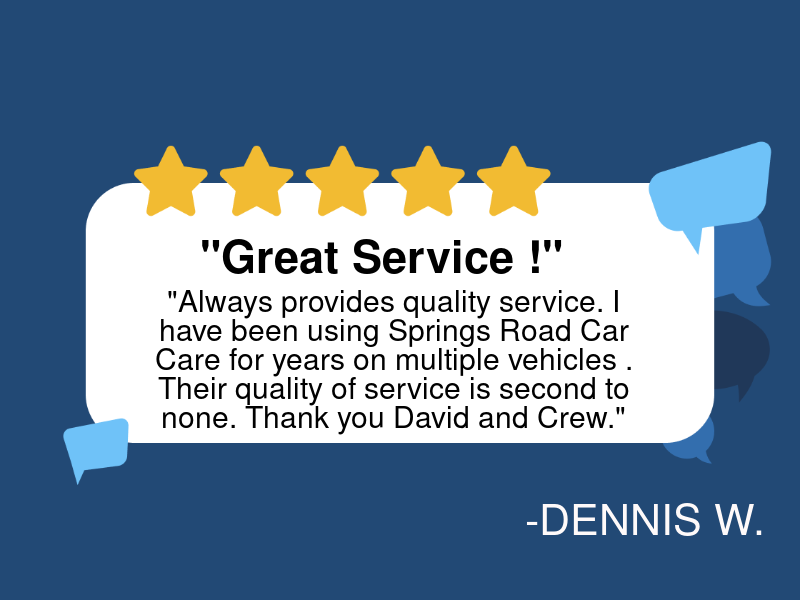 Springs Road Car Care logo