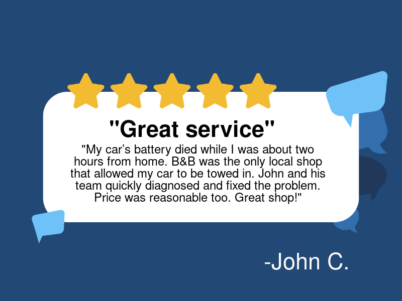 B&B Auto Repair logo