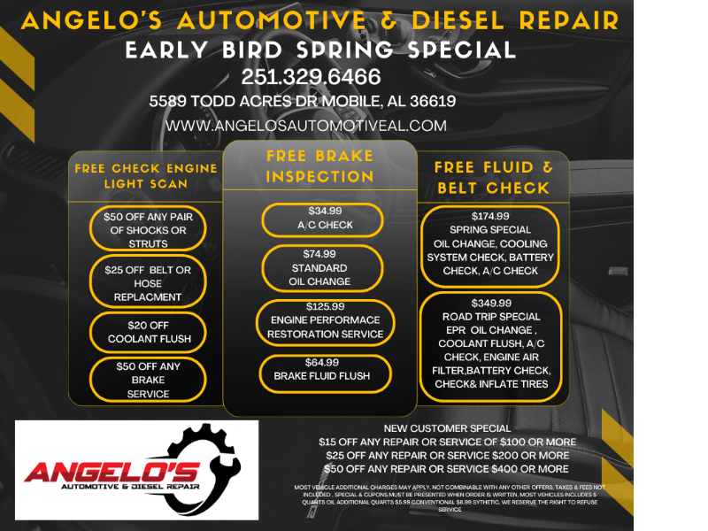 Angelo's Automotive & Diesel Repair logo