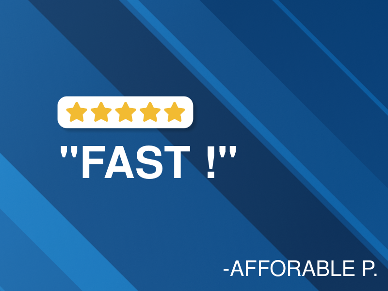 25th Fast Auto Repair logo