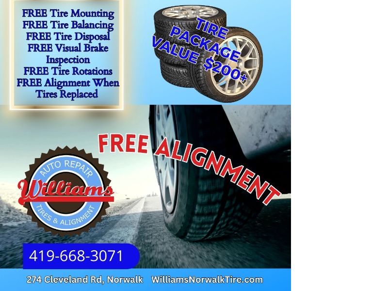 Williams Norwalk Tire & Alignment logo