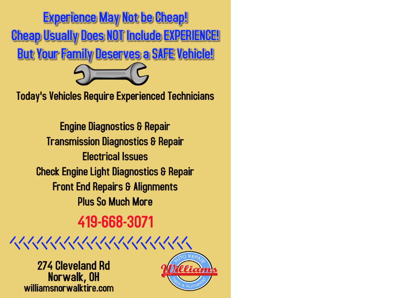 Williams Norwalk Tire & Alignment logo