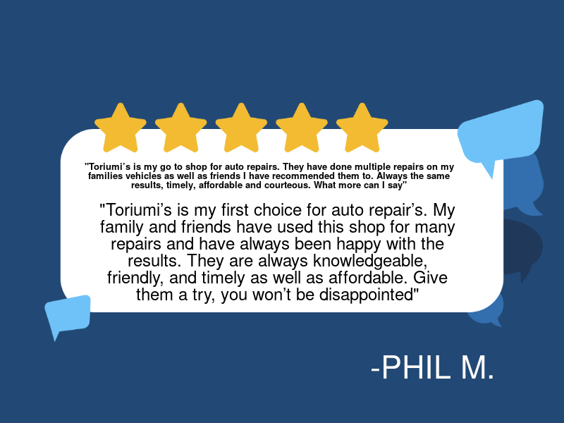 Toriumi's Auto Repair logo