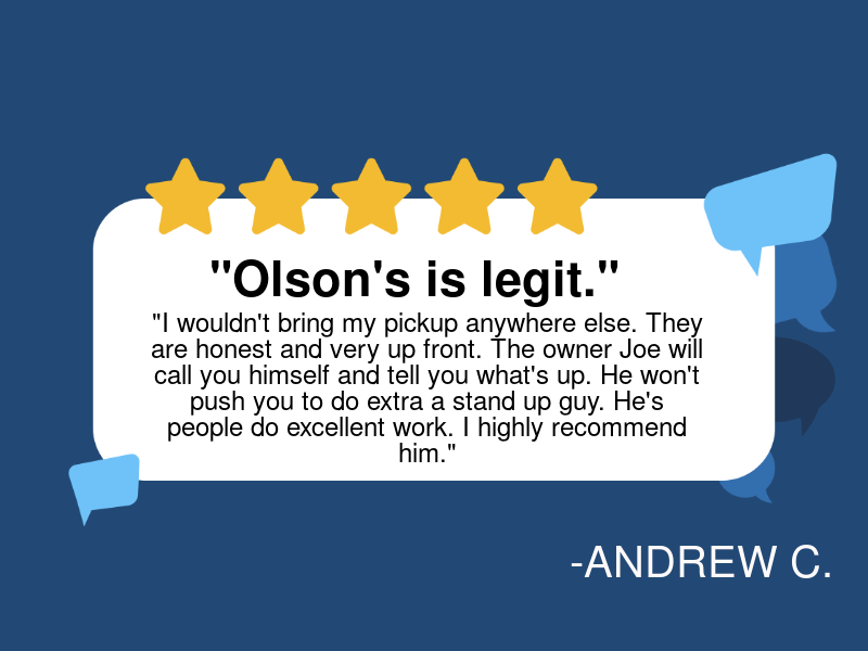 Olson's Auto & Truck Repair logo