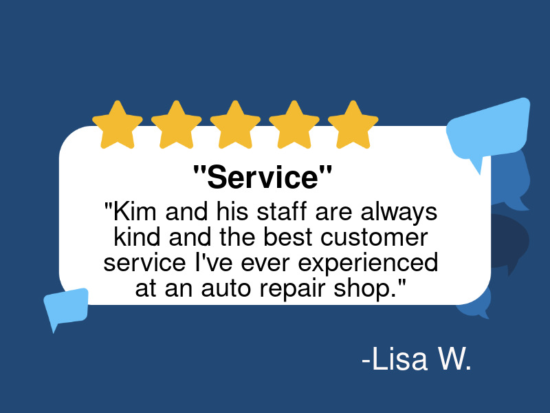 Kim's Auto Repair Service logo