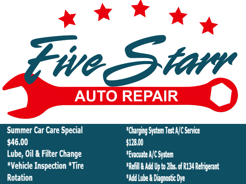 Five Starr Auto Repair logo