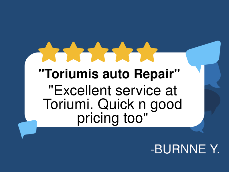 Toriumi's Auto Repair logo