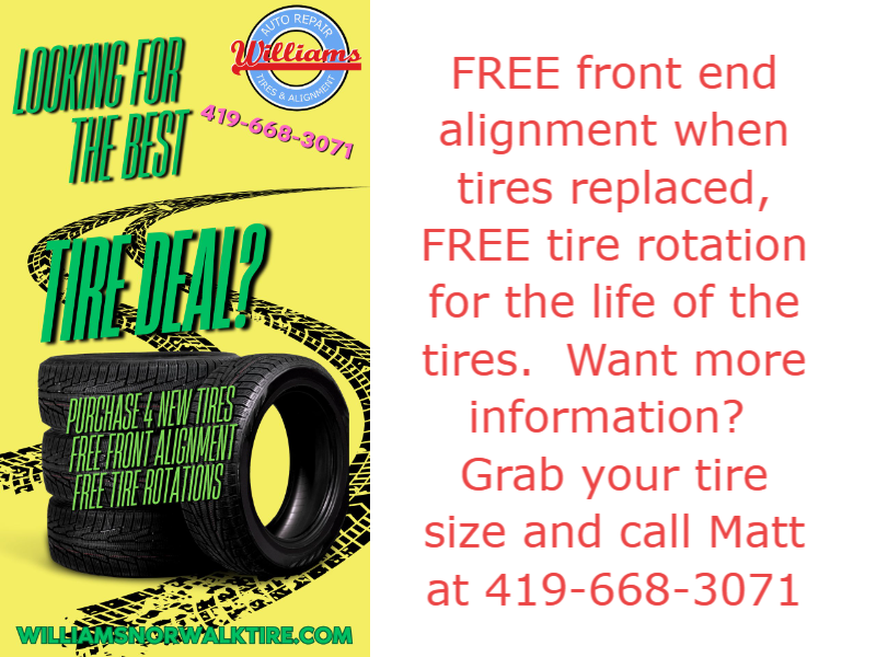 Williams Norwalk Tire & Alignment logo