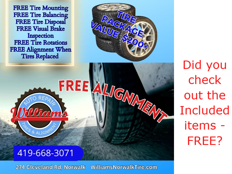 Williams Norwalk Tire & Alignment logo