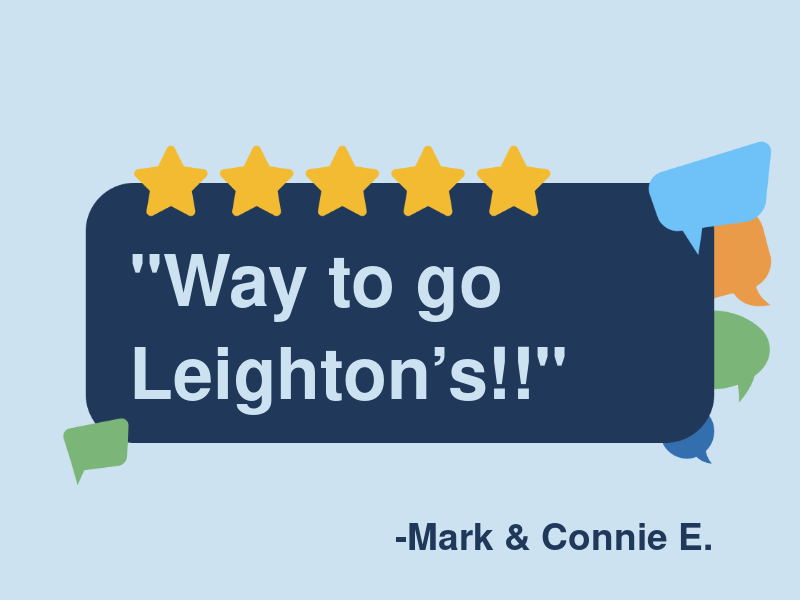 Leighton's Garage logo