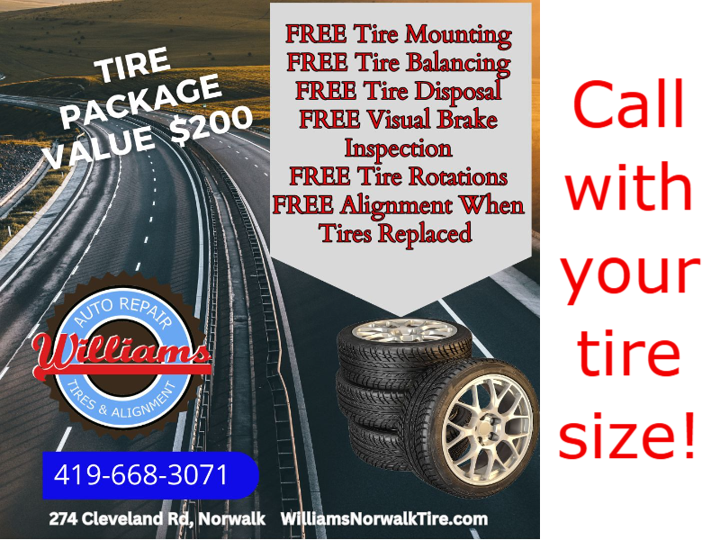 Williams Norwalk Tire & Alignment logo