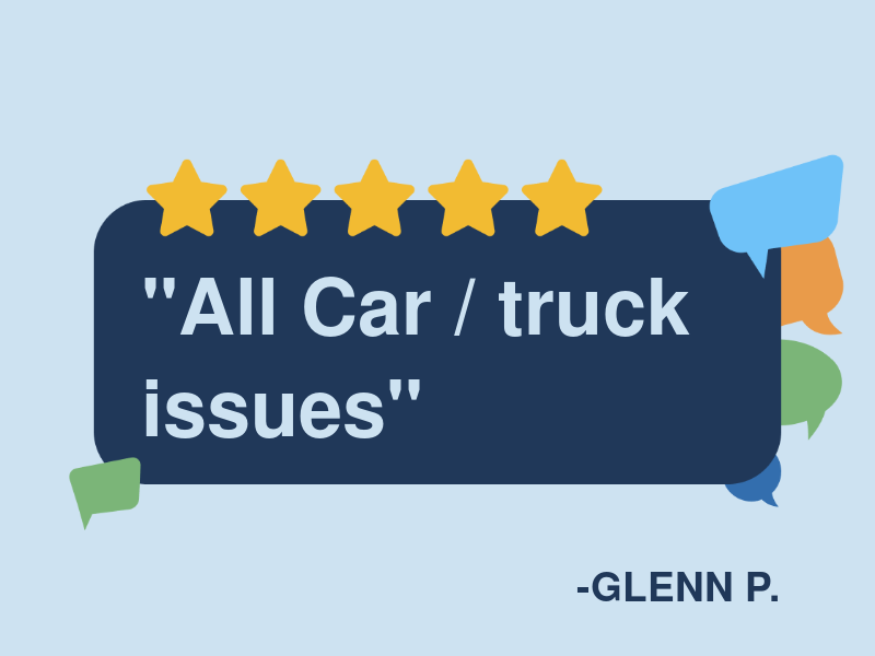 Ferrari's Ultra Auto Repair logo