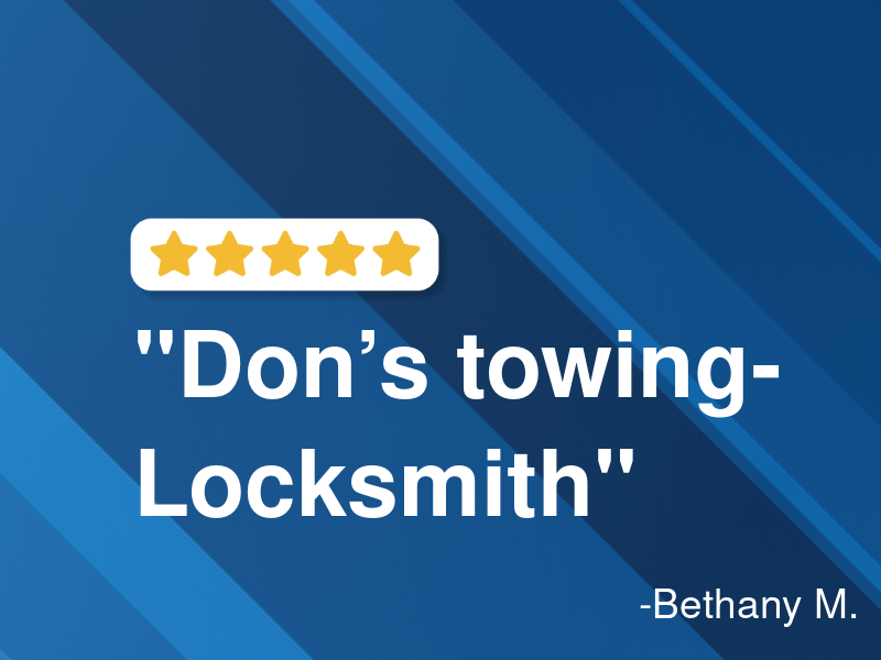 Don's Towing and Repair logo