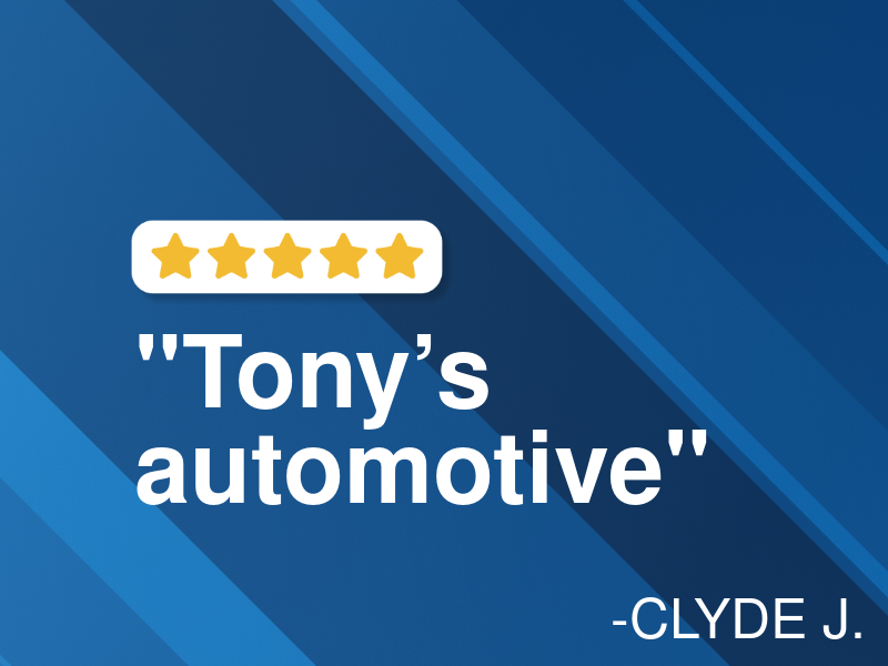 Tony's Collision and Automotive Repair logo