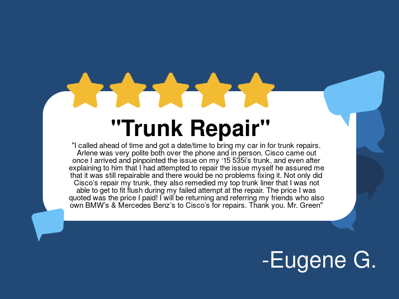 Cisco's Benz & Beemers Auto Repair logo