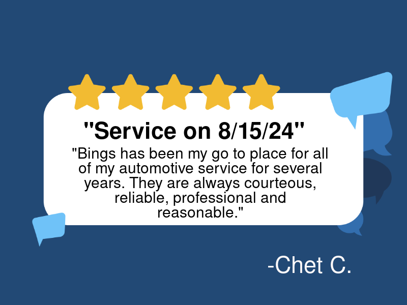 Bing's Foreign Auto Service logo