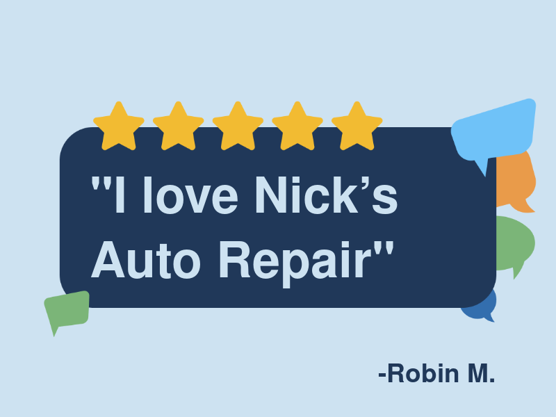 Nick's Auto Repair logo